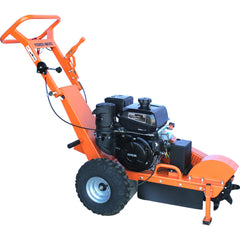 Power King 14HP Stump Grinder w/ Electric Start, Hour Meter, Green Teeth Compatible Wheel PK0803-EH