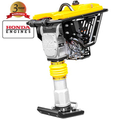 Tomahawk 3 HP Honda Vibratory Rammer Tamper with Honda GX100 Engine 3350 lbs/ft JX60H