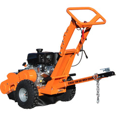 Power King 14HP Stump Grinder w/ Electric Start, Hour Meter, Green Teeth Compatible Wheel PK0803-EH
