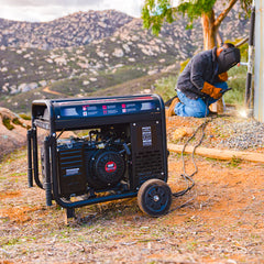 Tomahawk 210 Amp Engine Driven Welder Generator 2000 Watt 15 HP Gas Powered TWG210A