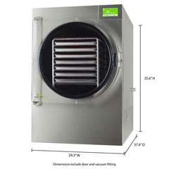 Harvest Right X-Large Stainless Steel 7 Tray Home Pro Freeze Dryer with Mylar Starter Kit - N-HRFDXLSS-PP
