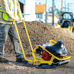 Tomahawk 5.5 HP Honda Vibratory Plate Compactor TPC90H