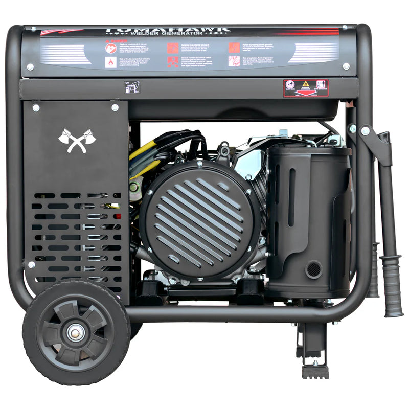 Tomahawk 210 Amp Engine Driven Welder Generator 2000 Watt 15 HP Gas Powered TWG210A